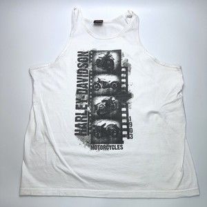 2018 Harley-Davidson 1903 Motorcycle Mens Sz 2XL White Tank-Top Orlando-Florida